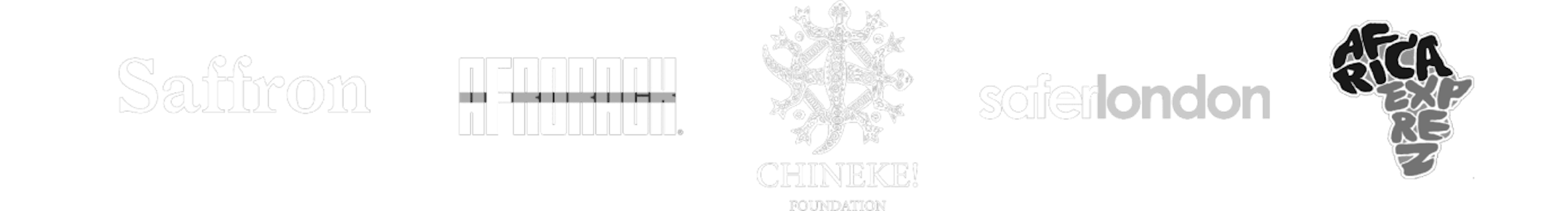 Our partners: Saffron, Afrorack, Chineke, Saferlondon, Africaexpress